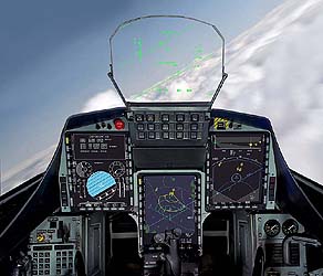 Gripens cockpit
