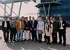 Rotterdam Harbour, assembly of journalists