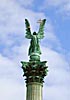 Hsk tere - The Heroes' Square, Thousand Years Column, Gabriel the archangel
