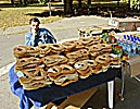 Budapest, food, pretzel seller