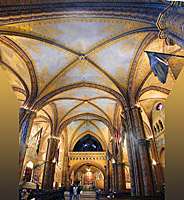 St. Mathew's Cathedral, ceiling of nave