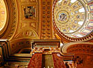 Szent Istvan Basilica, the roof in front of the organ