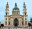 Szent Istvan Basilica, front facade