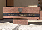 History, the sign outside the Parliament