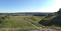 Kernave Panorama 2: On top of Mindaugas Throne