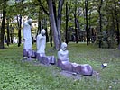 Klaipeda, mystic sculpture park, sea waves