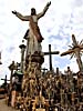 Hill of Crosses, statue of Christ