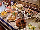 Lithuanian food, cake counter in Klaipeda