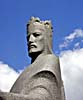 King Mindaugas 750 years, statues head