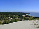 The Nida sand dune, view