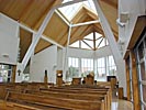 Nidas new church, interior