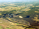Lithuania, aerial picture, River Neris