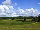 In the country, Lithuanian landscape