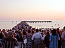 Palanga, the pier, on the way out