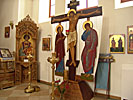 Palanga, sobor, icon wall