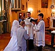 Wedding in Paluse Church, the blessing