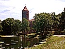 Panemune Castle, a romantic building from the 19:th century.