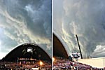 Song Festival 2003, song evening, fantastic cloud formations