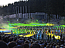 Sångfestival 2009, ensemblekväll, lasershow