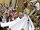 Sångfestival 2009, sångkvällen, Gintare Jautakaite i mycket lång kjol