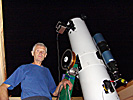 Henrikas i Slabada, vid teleskopet