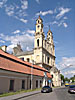 Vilnius, Missionärskyrkan, från apotekshållet