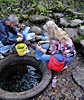 St. Krokules Spring, holy water being bottled