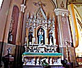 The church in Uzpaliai, left large side-altar