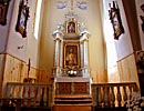 The church in Vyzuonos, left side-altar