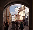 The Gates of Dawn, Ausros Vartu Street from inside the gate.