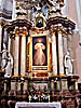 Vilnius, Church of the Holy Spirit, across-altar