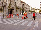 Vilnius, Gediminas prospekt, being spiced up