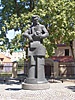 Vilnius, statue of Laurynas Stuoka-Gucevicius