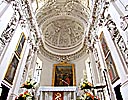 Vilnius, Church of Sts. Peter and Paul, ceiling over main altar