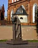 Vilnius, Mickevius statue by St. Annes Church