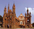 Vilnius, St. Annas kyrka och klockstapel