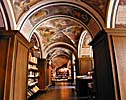 Vilnius University, the book shop with ceiling paintings