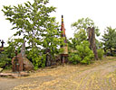 Orvydas sculpture park, possible rocket?