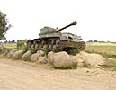 Orvydas sculpture park, Russian tank