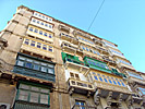 Malta, Valletta: v�gg full med balkonger