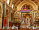 Malta, Valletta: St. Johns Co-Cathedral, huvudaltaret