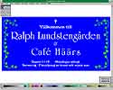 Sign for Ralph Lundsten, Corel Draw design