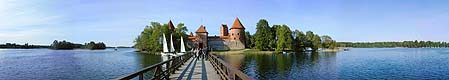 Trakai Castle from the bridge