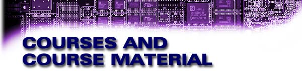 Courses and Course Material