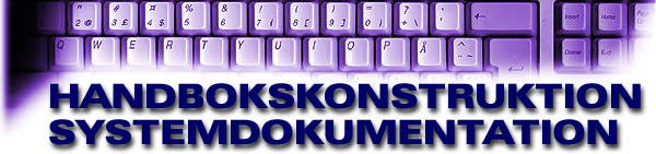 Handbokskonstruktion, systemdokumentation