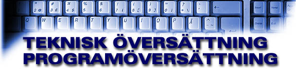 Teknisk �vers�ttning och program�vers�ttning